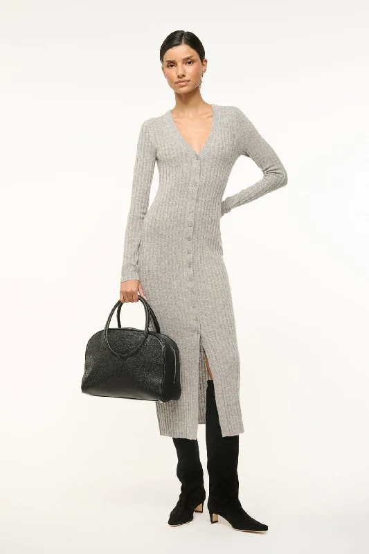 women's midi dressesSHOKO CASHMERE SWEATER | HEATHER GREY