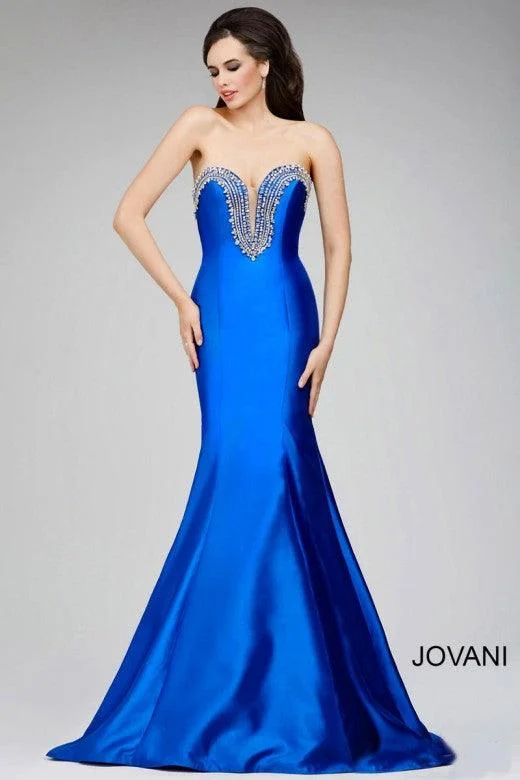 women's luxury dressesJovani 24223 Long Formal Mermaid Prom Dress