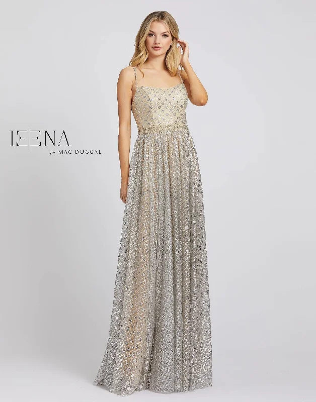 women's club dressesMac Duggal 26294 Prom Long Formal Metallic Dress