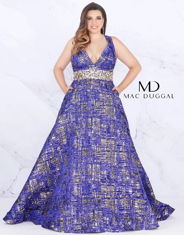 women's off-the-shoulder dressesMac Duggal Prom Long Dress Plus Size Sale