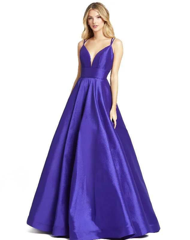 women's high-end dressesMac Duggal 67100 Prom Long Spaghetti Strap Ball Gown