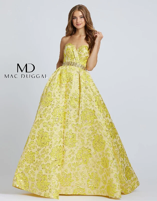 women's lace-up dressesMac Duggal Prom Long Floral Ballgown Sale