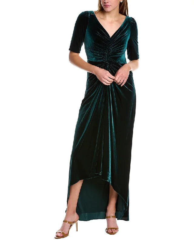 women's chiffon dressesAdrianna Papell Velvet Gown