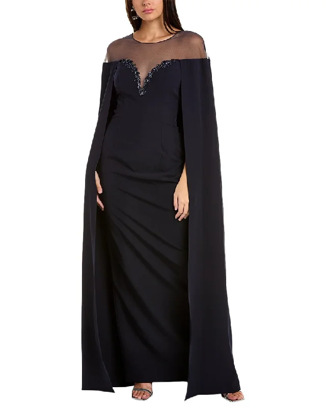 women's maternity dressesMarchesa Notte Cape Gown