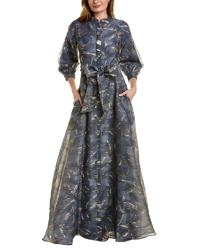 women's boho dressesTeri Jon by Rickie Freeman Shirt Gown